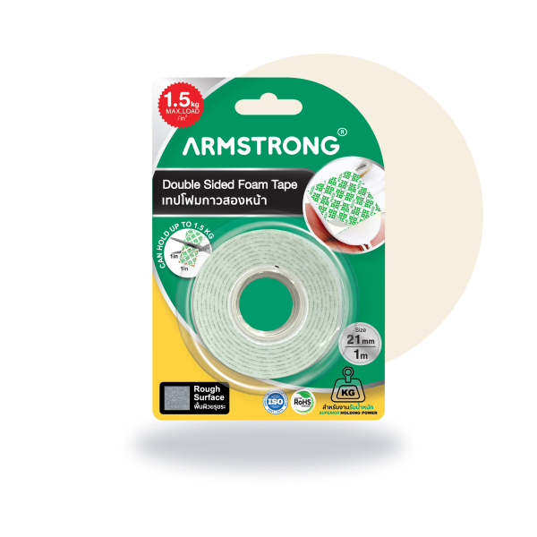Armstrong Foam Double Sided Tape 21mm x 1m