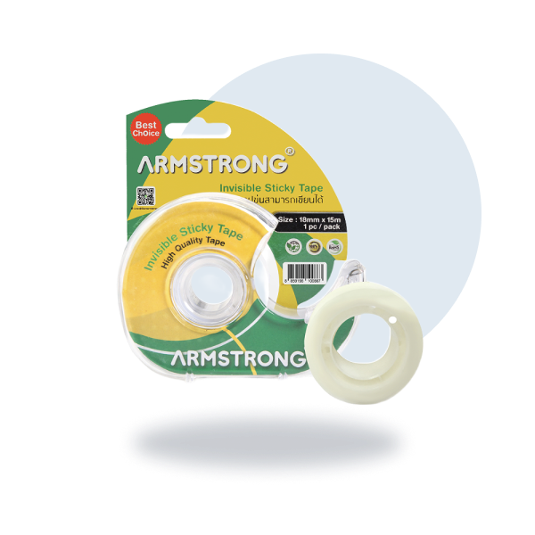 Armstrong Invisible Tape Dispenser - Refillable 18mm x 15mm